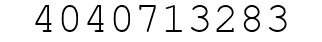 Number 4040713283.