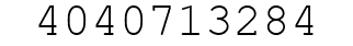 Number 4040713284.