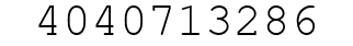 Number 4040713286.