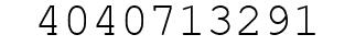 Number 4040713291.
