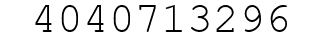 Number 4040713296.