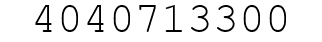 Number 4040713300.