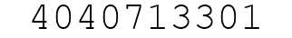 Number 4040713301.