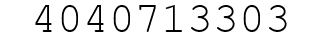 Number 4040713303.