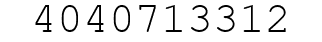 Number 4040713312.