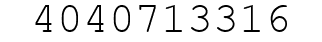 Number 4040713316.