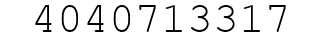 Number 4040713317.