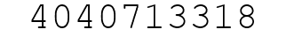 Number 4040713318.