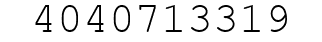 Number 4040713319.