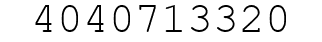 Number 4040713320.