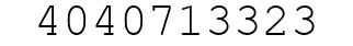 Number 4040713323.