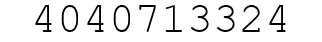 Number 4040713324.