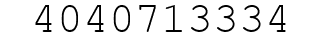 Number 4040713334.
