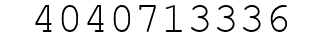 Number 4040713336.