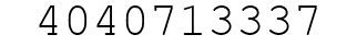 Number 4040713337.