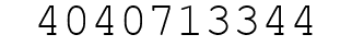 Number 4040713344.