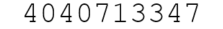 Number 4040713347.