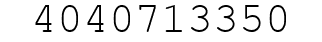 Number 4040713350.