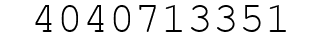 Number 4040713351.