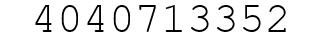 Number 4040713352.