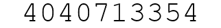 Number 4040713354.