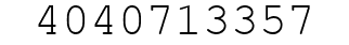 Number 4040713357.