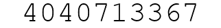 Number 4040713367.