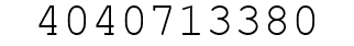 Number 4040713380.