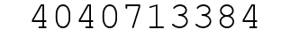 Number 4040713384.