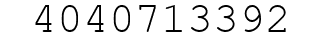 Number 4040713392.