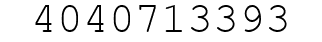 Number 4040713393.