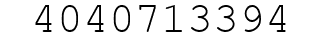 Number 4040713394.