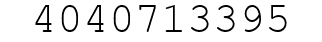 Number 4040713395.