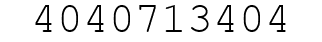 Number 4040713404.