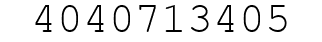 Number 4040713405.