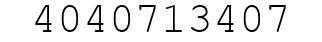 Number 4040713407.