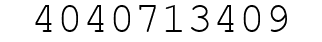 Number 4040713409.