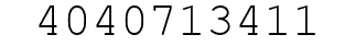 Number 4040713411.