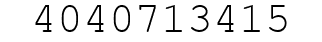 Number 4040713415.
