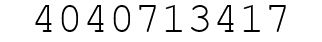 Number 4040713417.