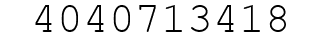 Number 4040713418.