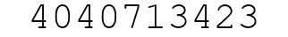 Number 4040713423.