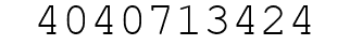 Number 4040713424.