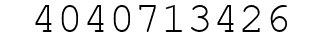 Number 4040713426.