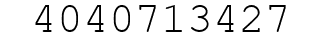 Number 4040713427.
