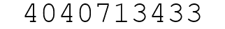 Number 4040713433.