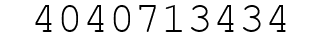 Number 4040713434.