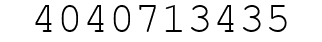 Number 4040713435.