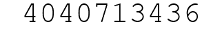 Number 4040713436.