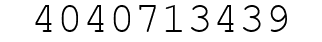 Number 4040713439.